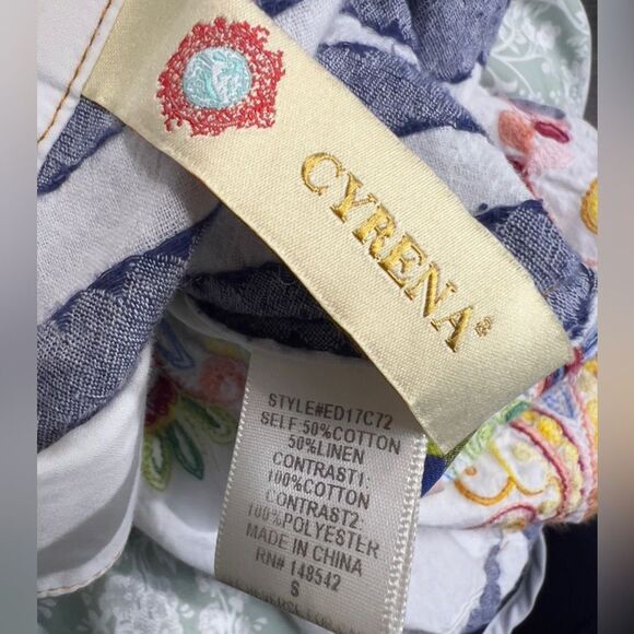 Anthropologie Blue and White Striped Tunic - Picture 6 of 6